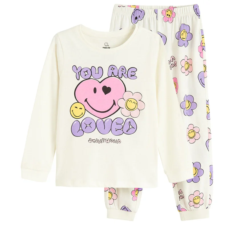 Cool Club by SMYK WHITE COTTON PYJAMAS